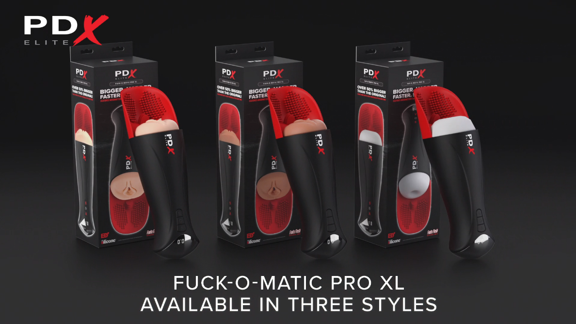 Pipedream PDX Elite Fuck O Matic Pro XL Male Suction Masturbator Stroker Video
