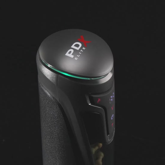 PDX Elite Moto Bator Pro Male Masturbator Vibrating Warming Thrusting Stroker Video